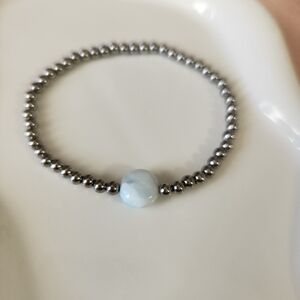 Larimar Beaded Bracelet